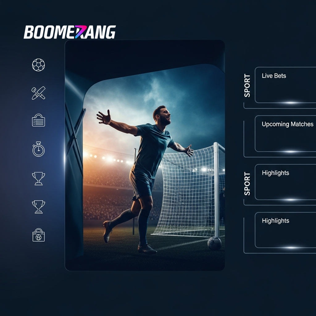 Boomerang Bet Sports Betting Interface