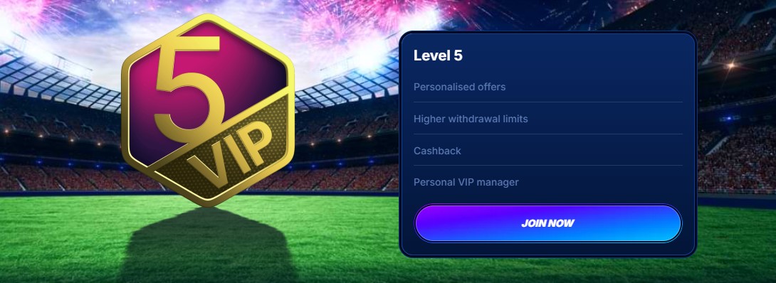 VIP Level 5 bei Boomerang Bet