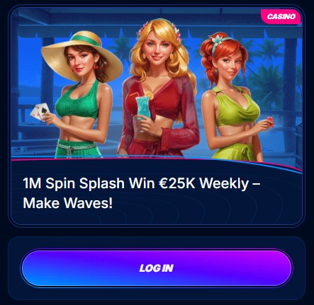 Boomerang Casino Werbeaktion auf dem mobilen Bildschirm